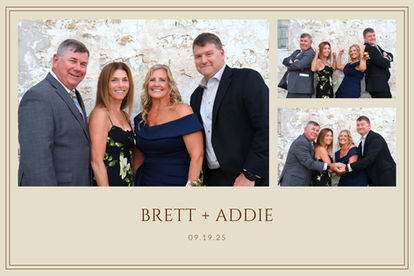 Brett & Addie photo booth print