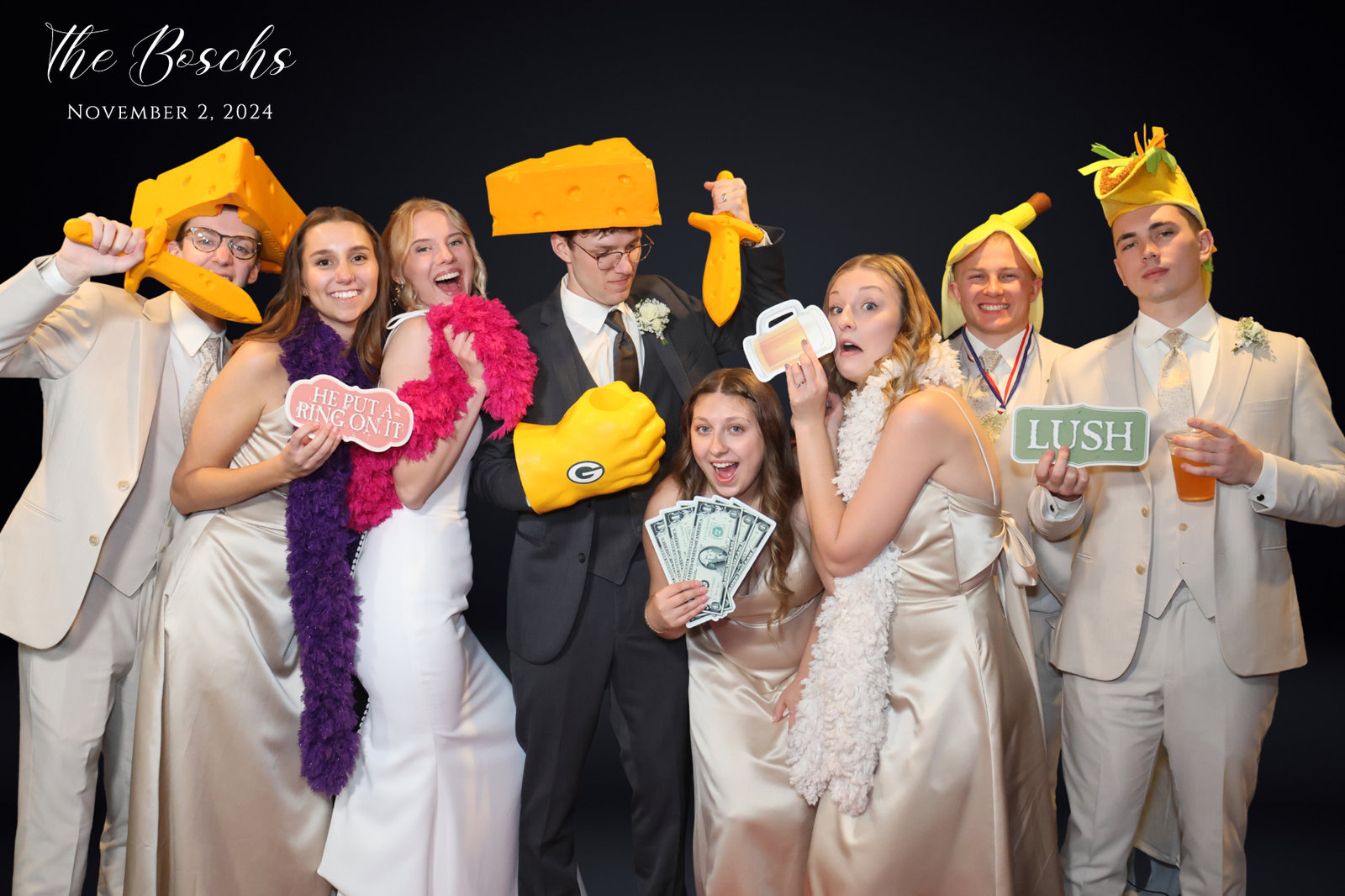 A full color Gala group portrait